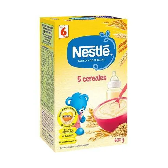 Nestle 5 Cereales 600 Gramos