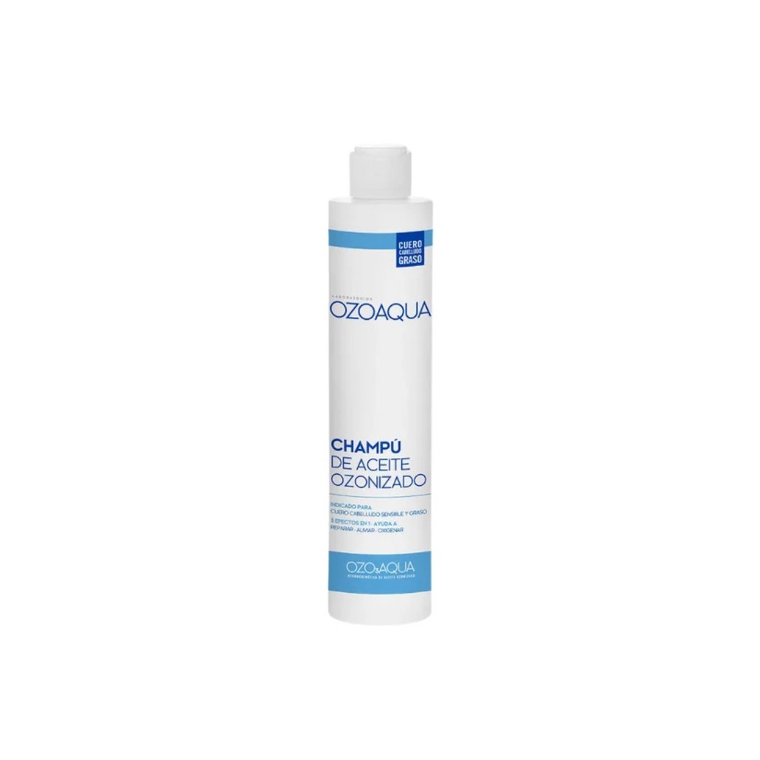 Ozoaqua Champú Aceite Ozonizado Cuero Cabelludo Graso 250ml