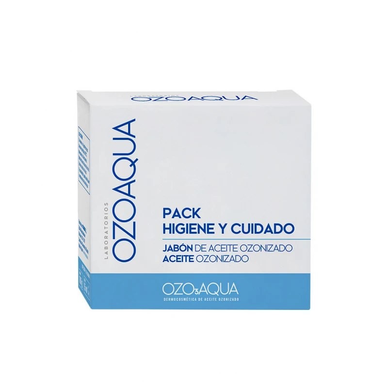 Ozoaqua Pack De Higiene Y Cuidado: Aceite Ozonizado 15Ml + Jabón Aceite Ozonizado 100G
