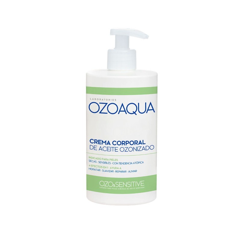 Ozoaqua Sensitive Crema Corporal De Aceite Ozonizado 500ml