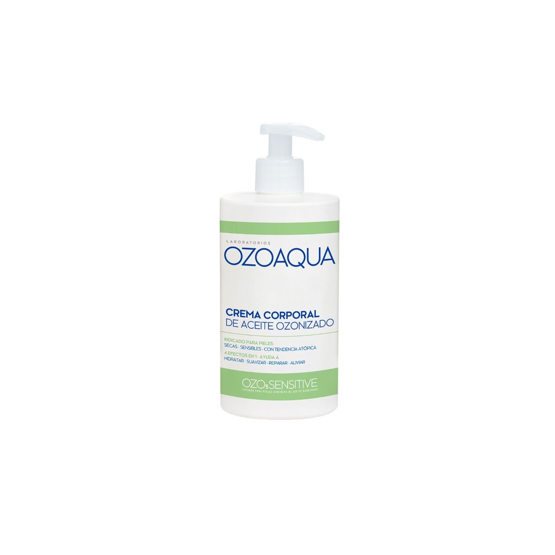 Ozoaqua Sensitive Crema Corporal De Aceite Ozonizado 500ml