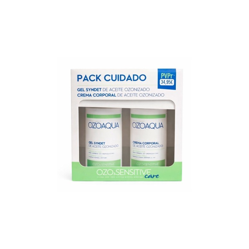 Ozoaqua Pack Ozosensitive Care: Gel Syndet 500ml + Crema Corporal 500ml
