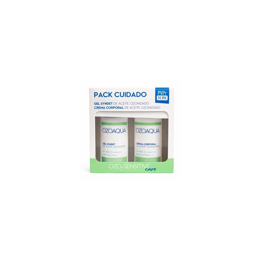 Ozoaqua Pack Ozosensitive Care: Gel Syndet 500ml + Crema Corporal 500ml