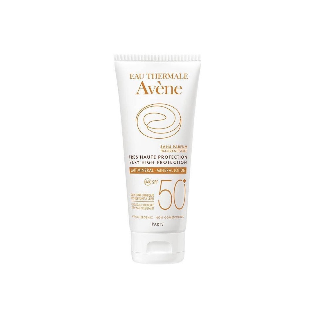 Compra Avene Solar SPF 50+ Leche Pantalla Fisica 100 Ml al mejor precio | Más Parafarmacia