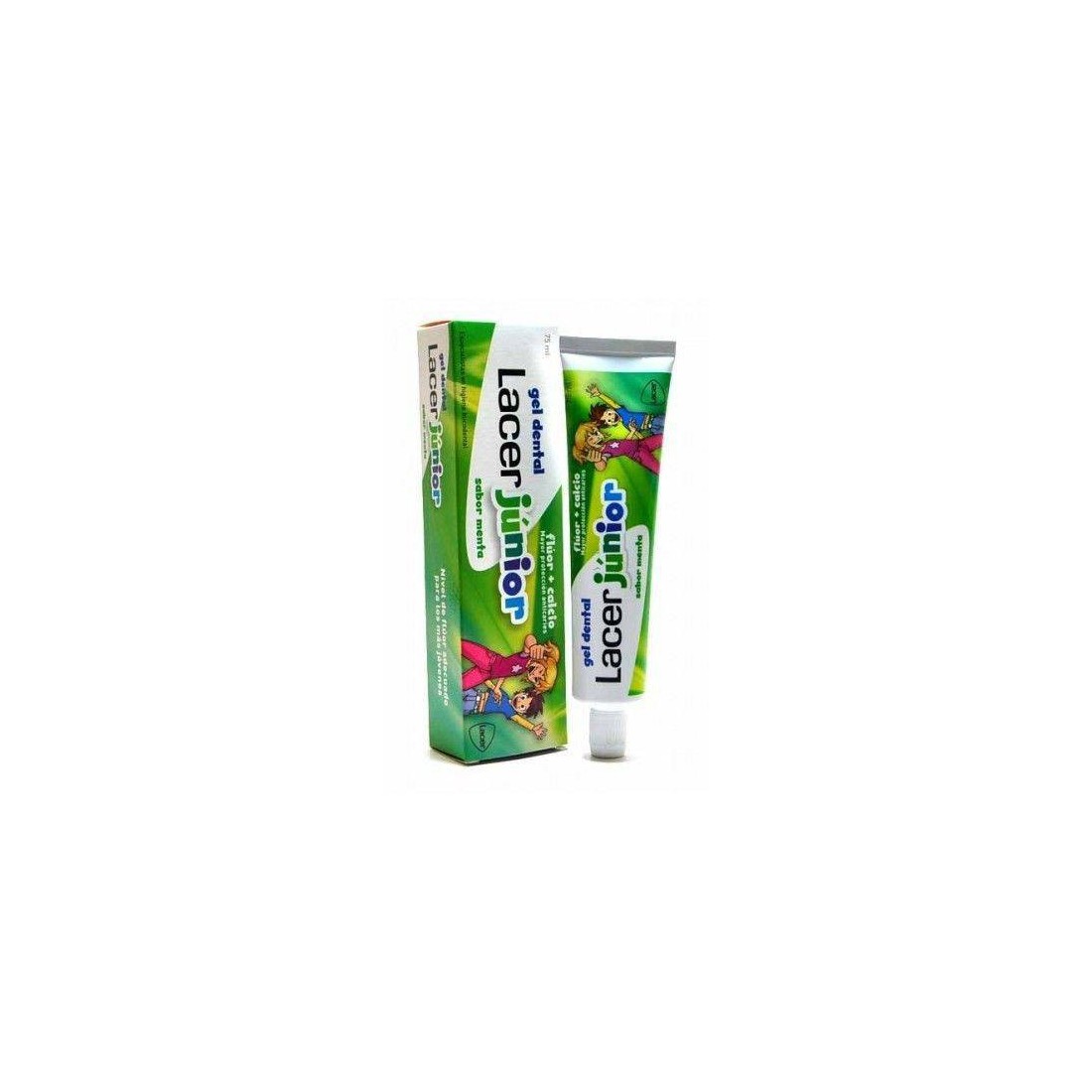 Compra Lacer Junior Gel Dental Menta 75 Ml al mejor precio | Más Parafarmacia