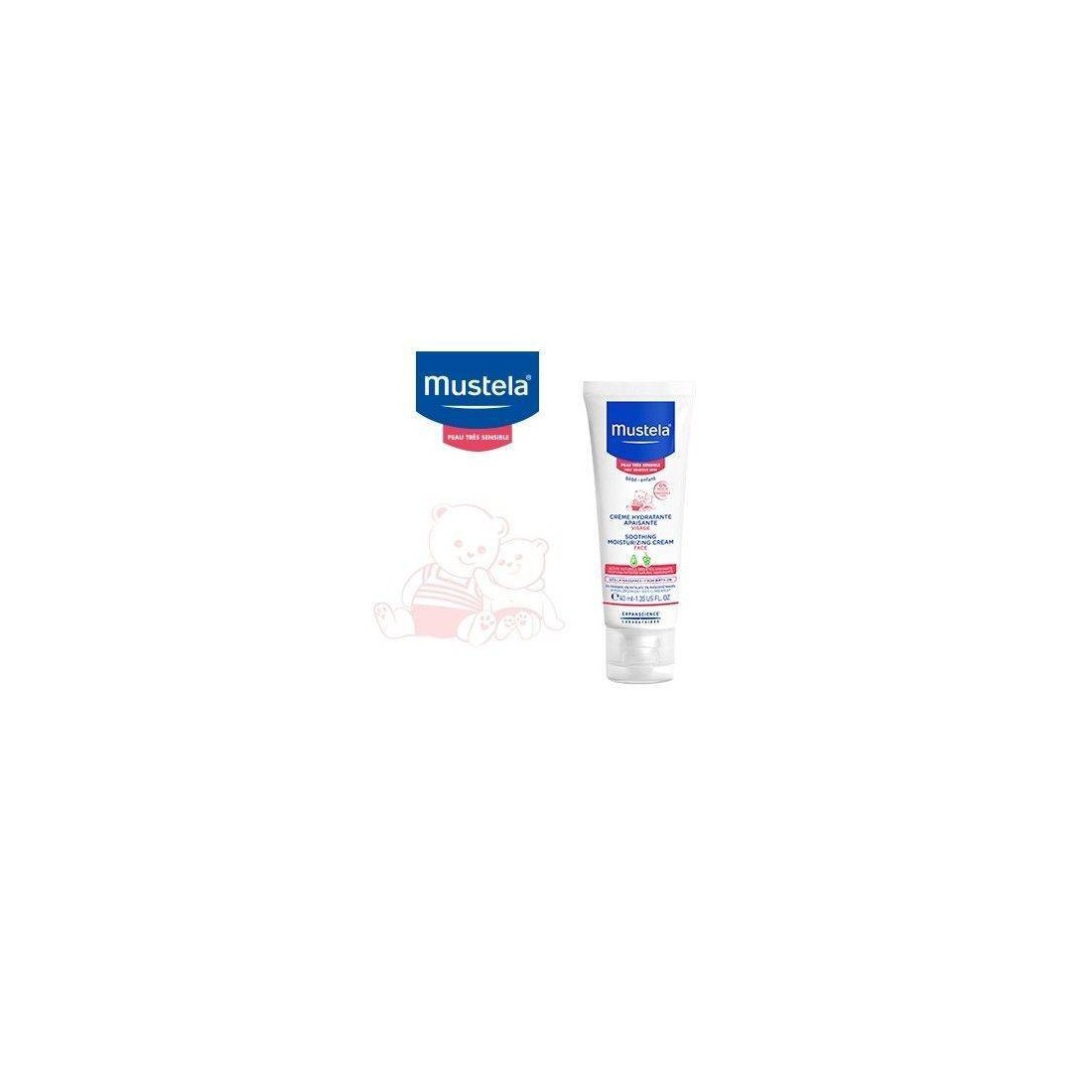 Compra Mustela Crema Hidratante Facial Muy Sensible 40 Ml al mejor precio | Más Parafarmacia