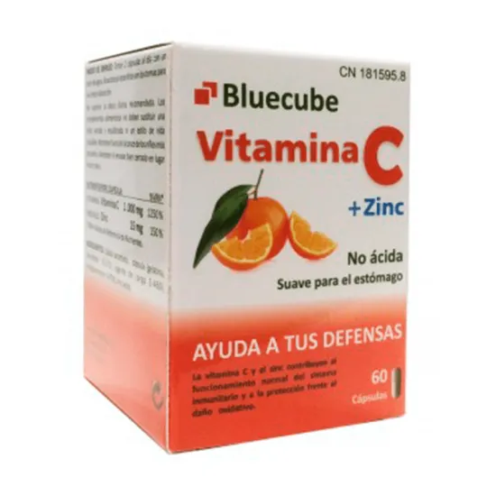 BlueCube Vitamina C+Zinc 60...