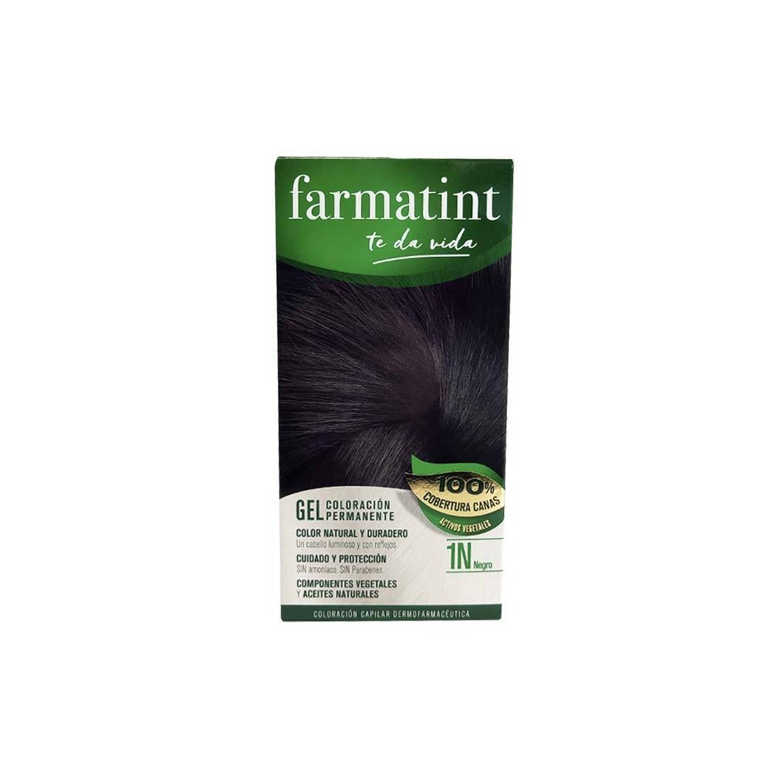 Compra Farmatint Gel Coloracion Permanente 1N Negro 150 Ml al mejor precio | Más Parafarmacia
