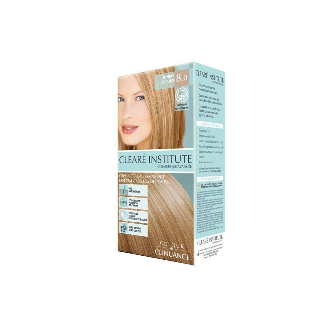 Compra Cleare Colour Clinuance 8.0 Rubio Claro 170 Ml al mejor precio | Más Parafarmacia