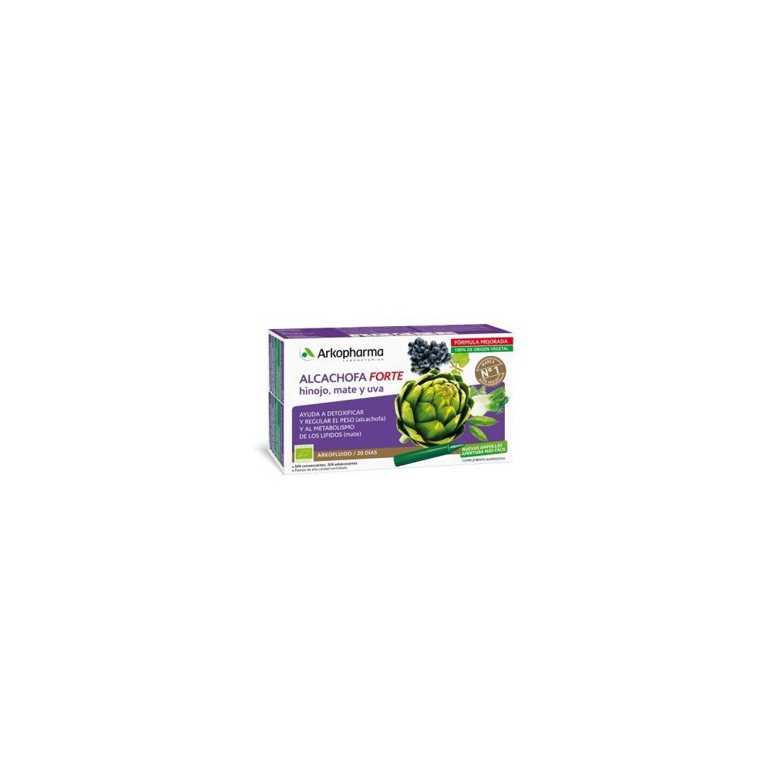 Compra Arkofluido Alcachofa Forte Ampolla Bebible 15 Ml 20 Ampollas al mejor precio | Más Parafarmacia