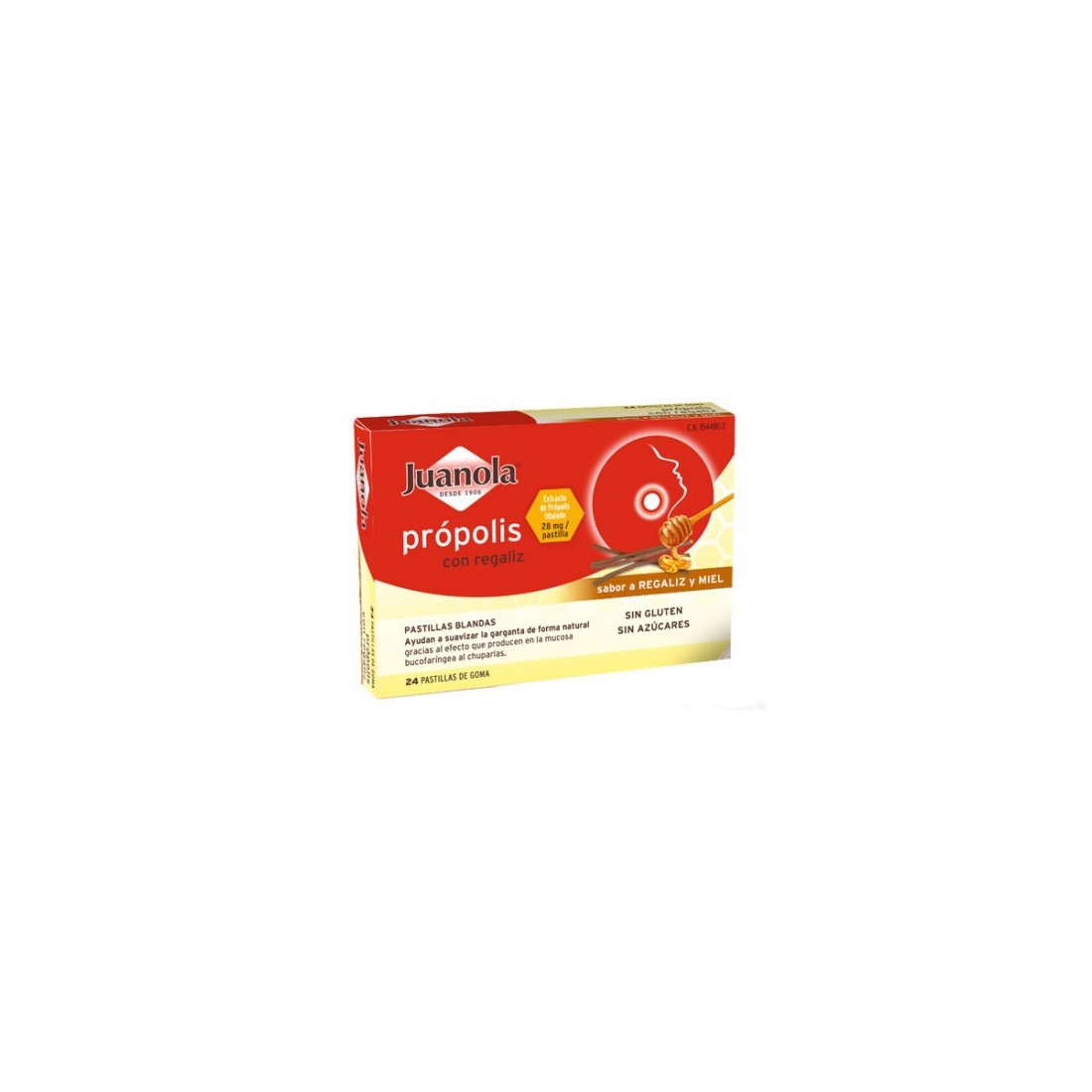Compra Juanola Propolis Sabor Regaliz y Miel 24 Pastillas al mejor precio | Más Parafarmacia