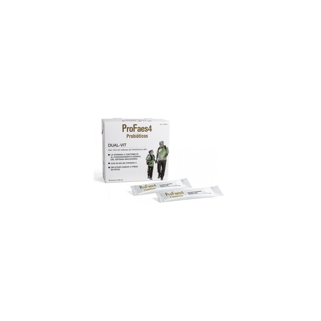 Compra ProFaes4 Probioticos Dual-Vit 30 Sticks al mejor precio | Más Parafarmacia