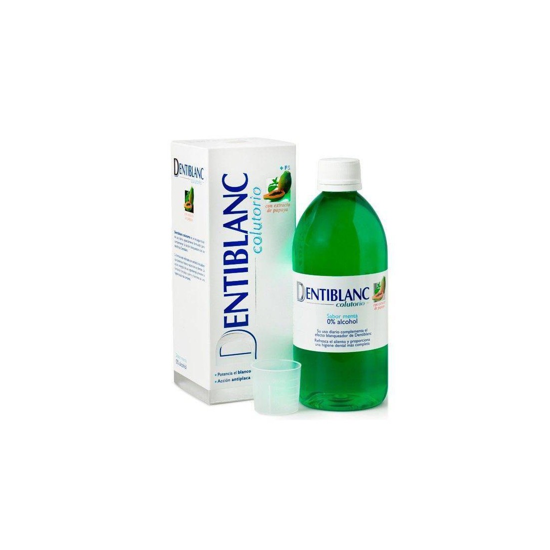 Compra Dentiblanc Colutorio Con Extracto De Papaya 500 Ml al mejor precio | Más Parafarmacia