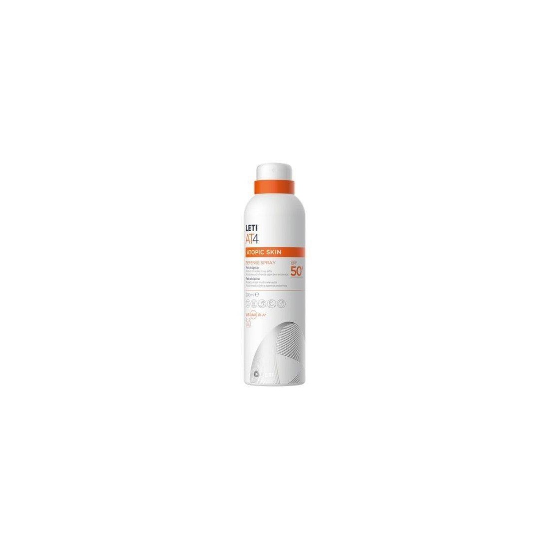 Compra Leti AT4 Atopic Skin Defense Spray SPF50+ 200 Ml al mejor precio | Más Parafarmacia