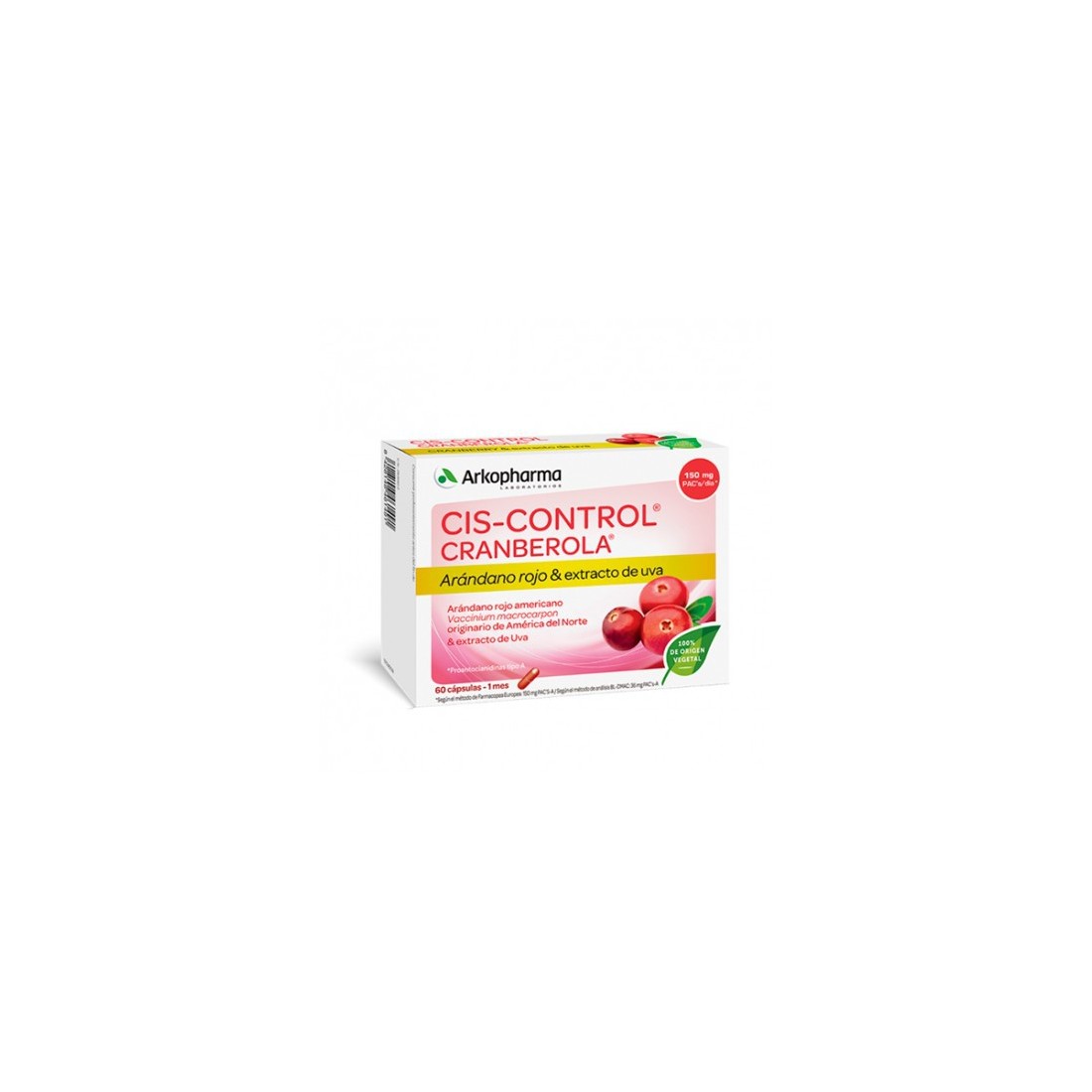 Compra Arkopharma Cis-Control Cranberola 60 Capsulas al mejor precio | Más Parafarmacia