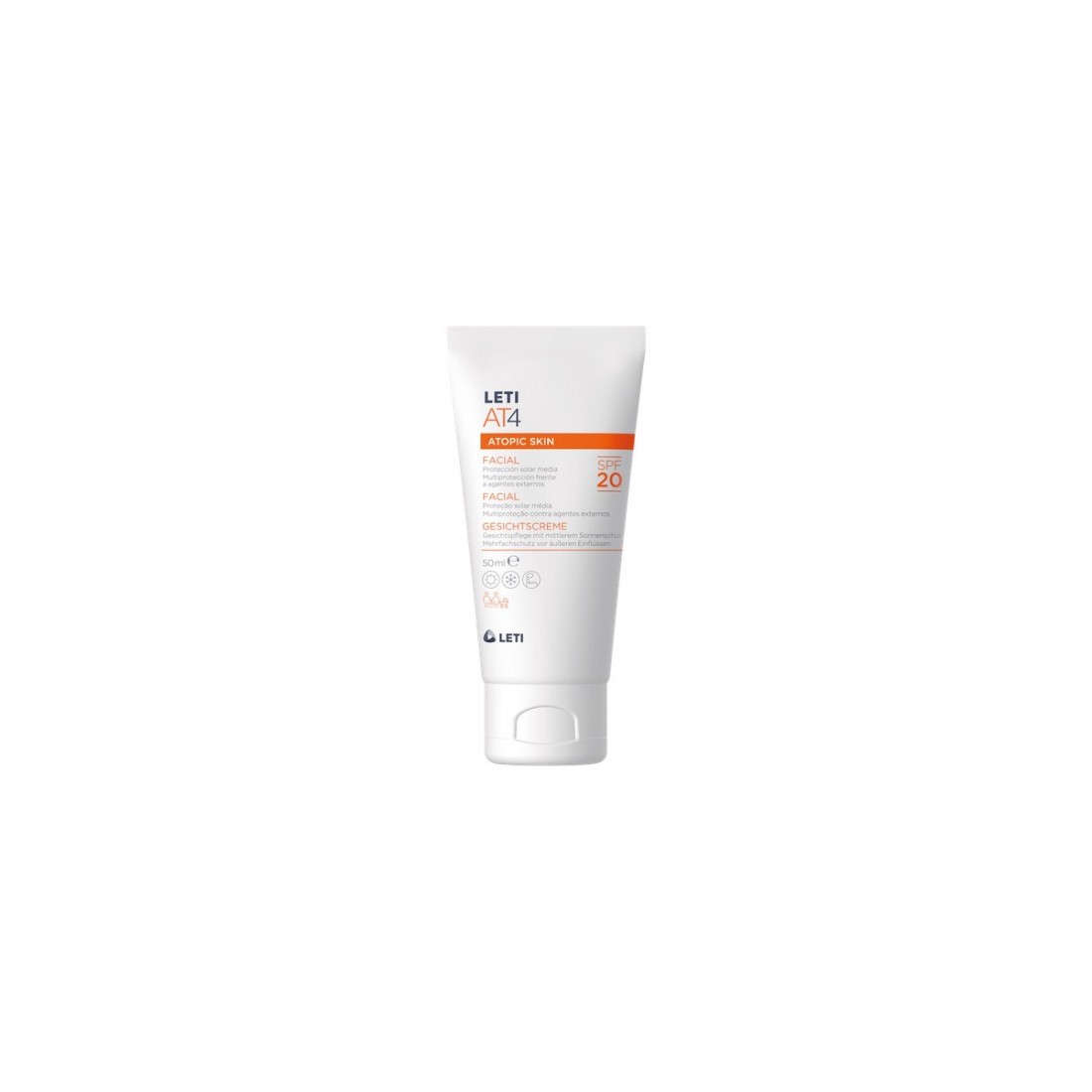 Compra Leti At4 Crema Facial Pieles Atopicas O Secas Spf20 50 Ml al mejor precio | Más Parafarmacia