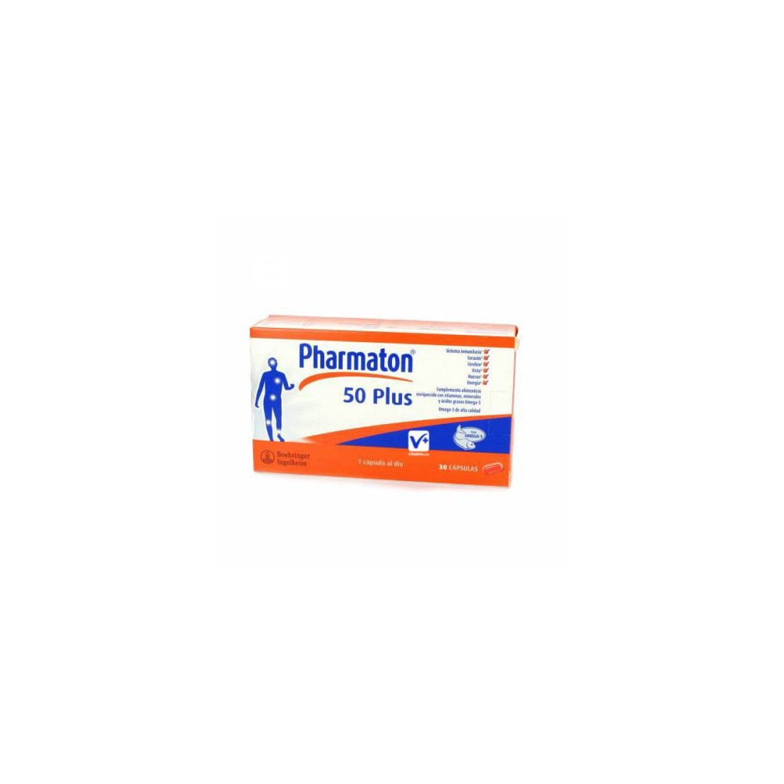 Compra Pharmaton 50 Plus 30 Capsulas al mejor precio | Más Parafa