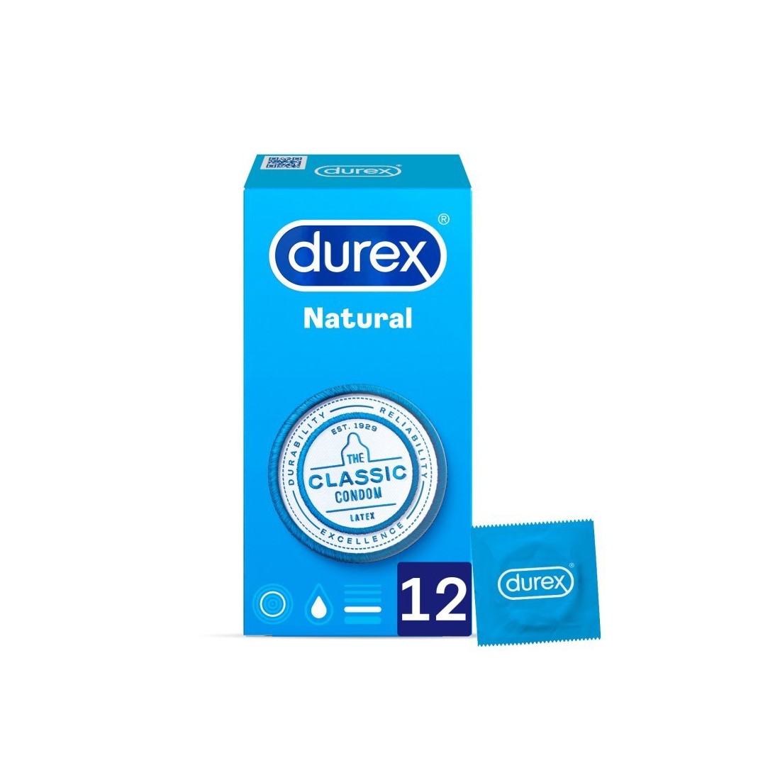 Comprar Durex Natural Plus preservativos 12 uds | MasParafarmacia
