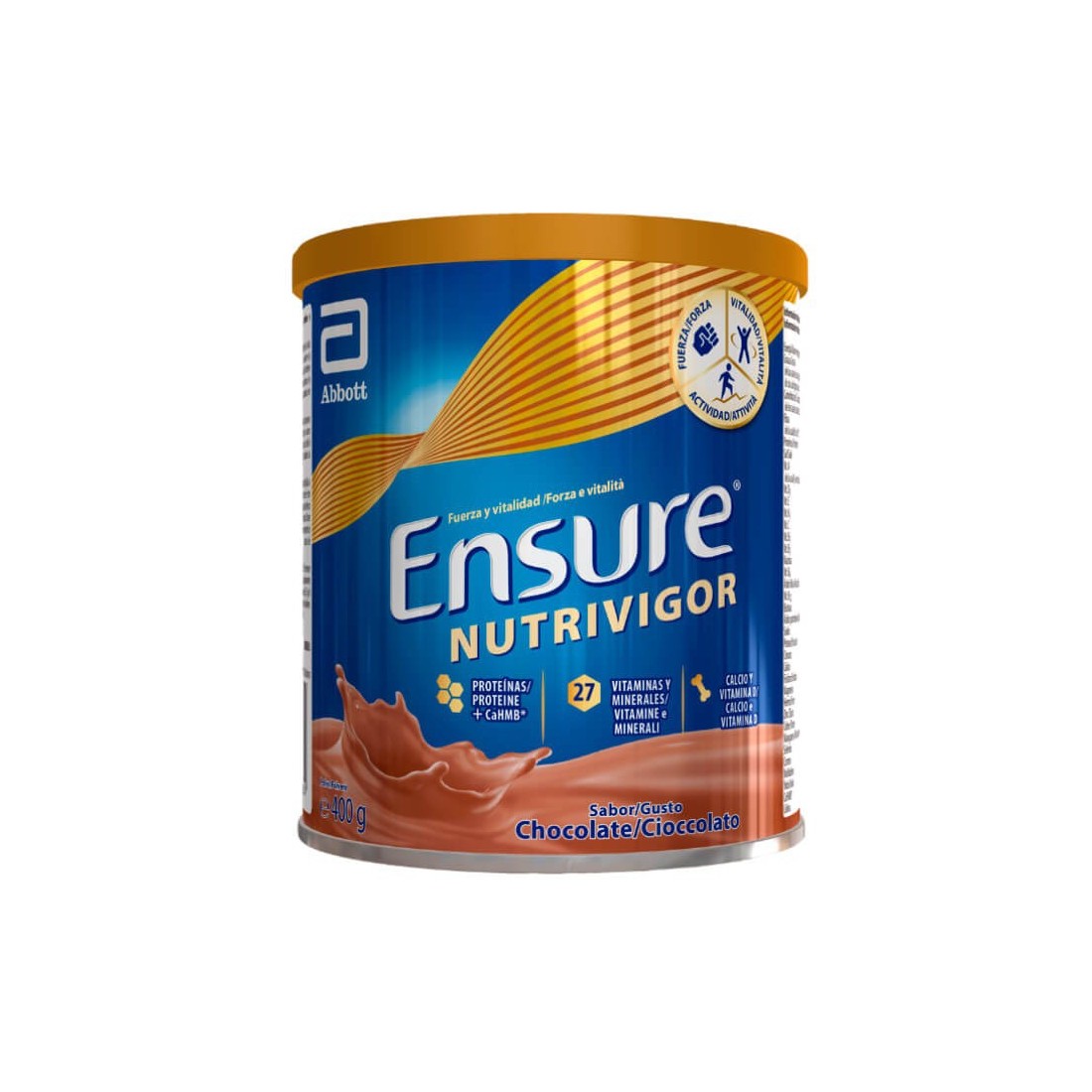 Compra Ensure Nutrivigor Chocolate 400 Gramos al mejor precio | Más Parafarmacia