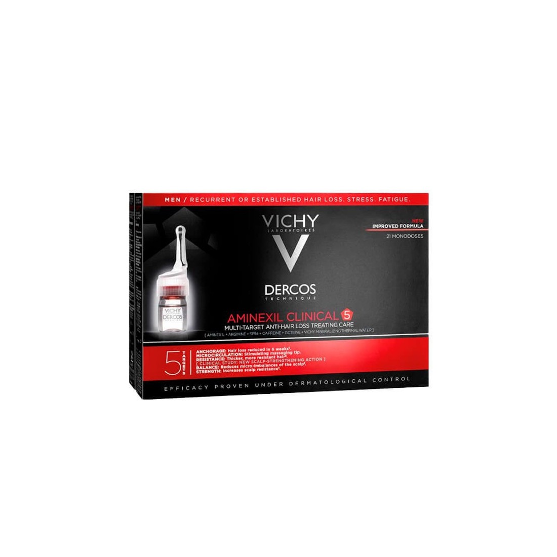 Compra Vichy Pack Aminexil X 12 Hombre + Shampoo 50ml | MasParafarmacia