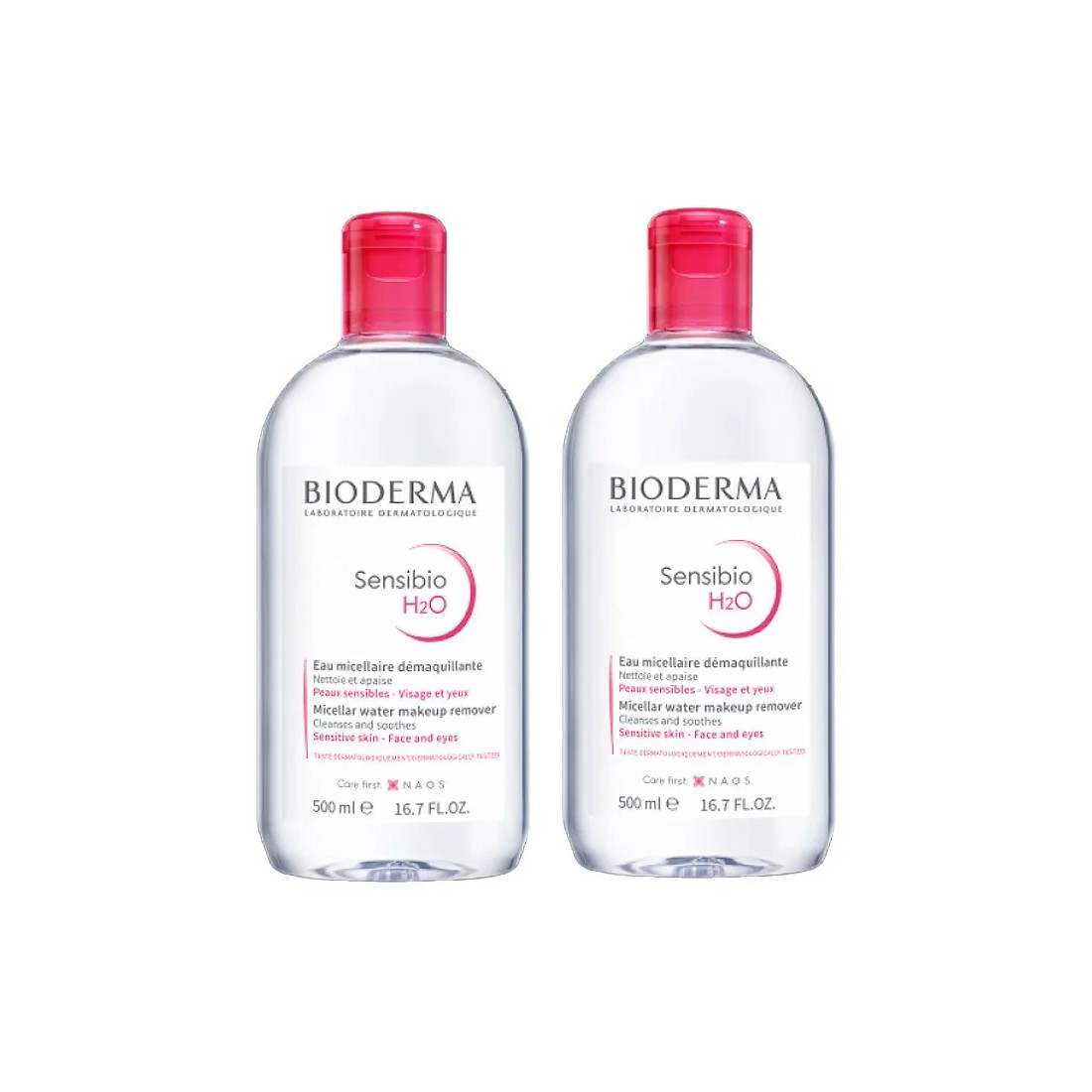 Compra Bioderma Duplo Sensibio H2O Solucion Micelar 500 Ml + 500 Ml al mejor precio | Más Parafarmacia