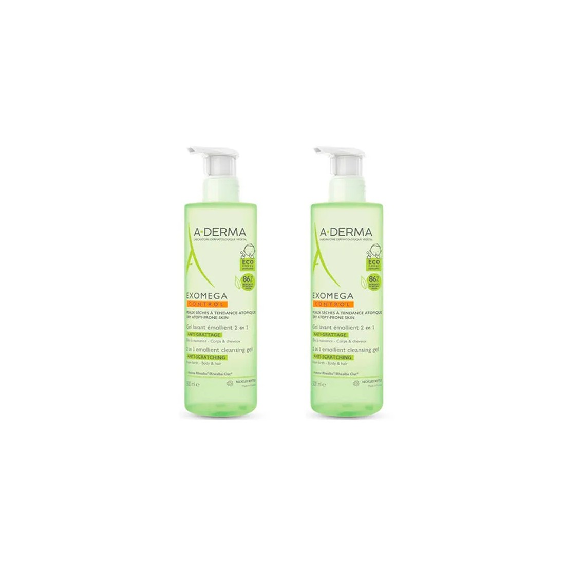 Compra Aderma Exomega Control Duo Gel 2 en 1 al mejor precio | Más Parafarmacia