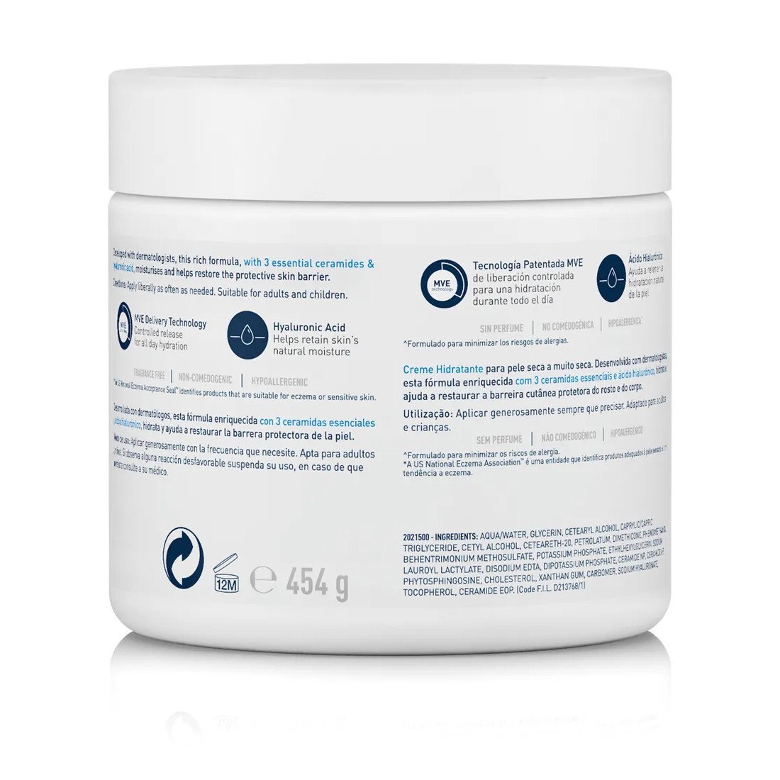 Cerave Crema Hidratante 454 gr indicaciones