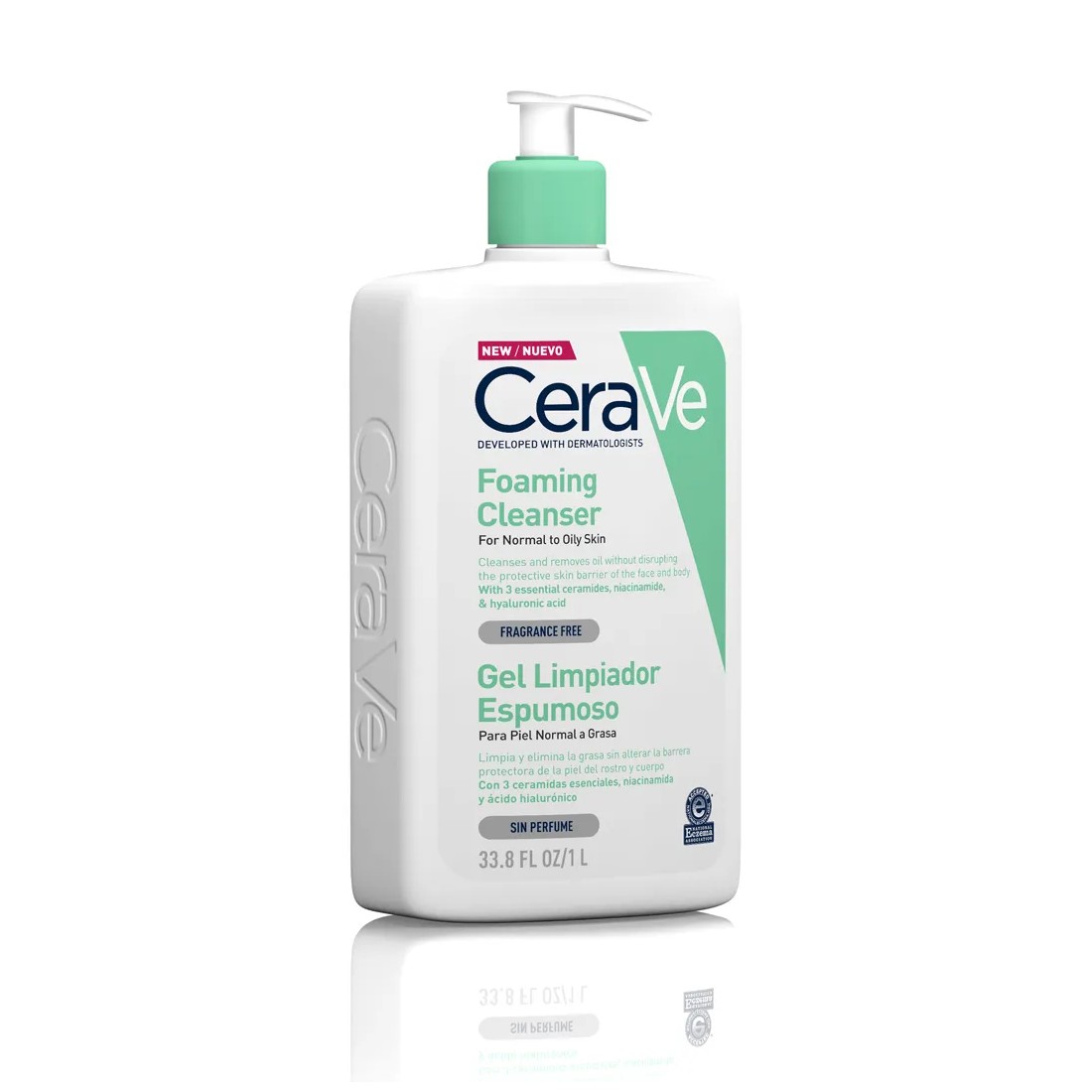 imagen cerave gel espumoso lado