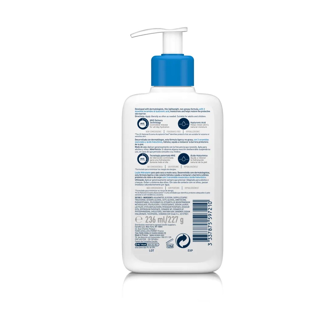 imagen cerave locion hidratante reverso