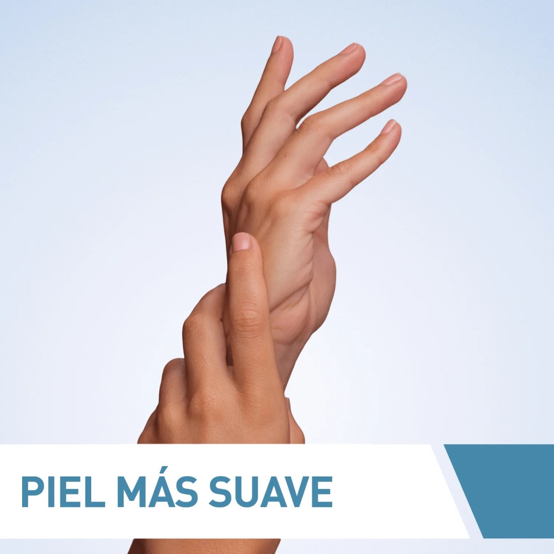 imagen cerave crema manos textura en mano