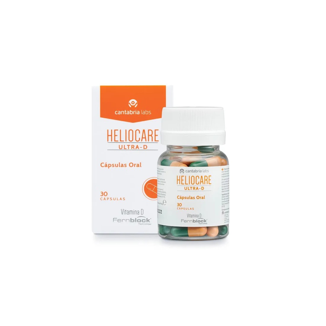 Heliocare Ulra D 30 Capsulas Envase y Producto