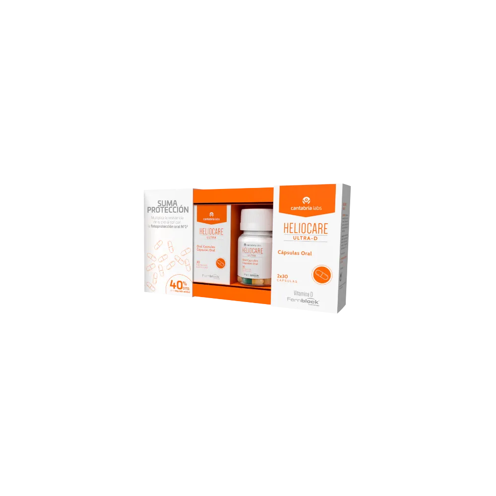 Heliocare Oral Duplo Ultra D frontal