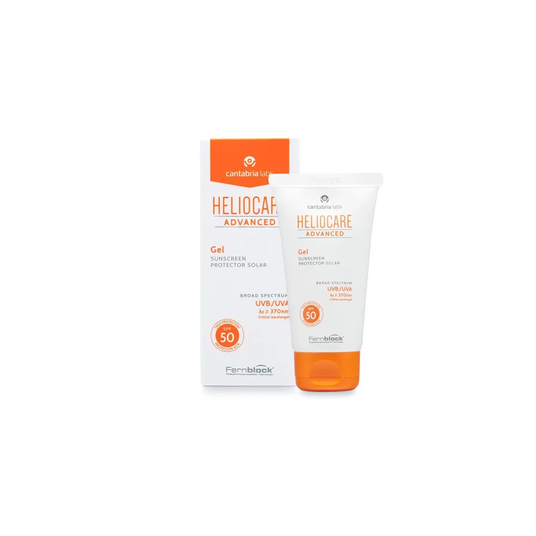 Imagen Heliocare Advance Gel 50ml envase y producto