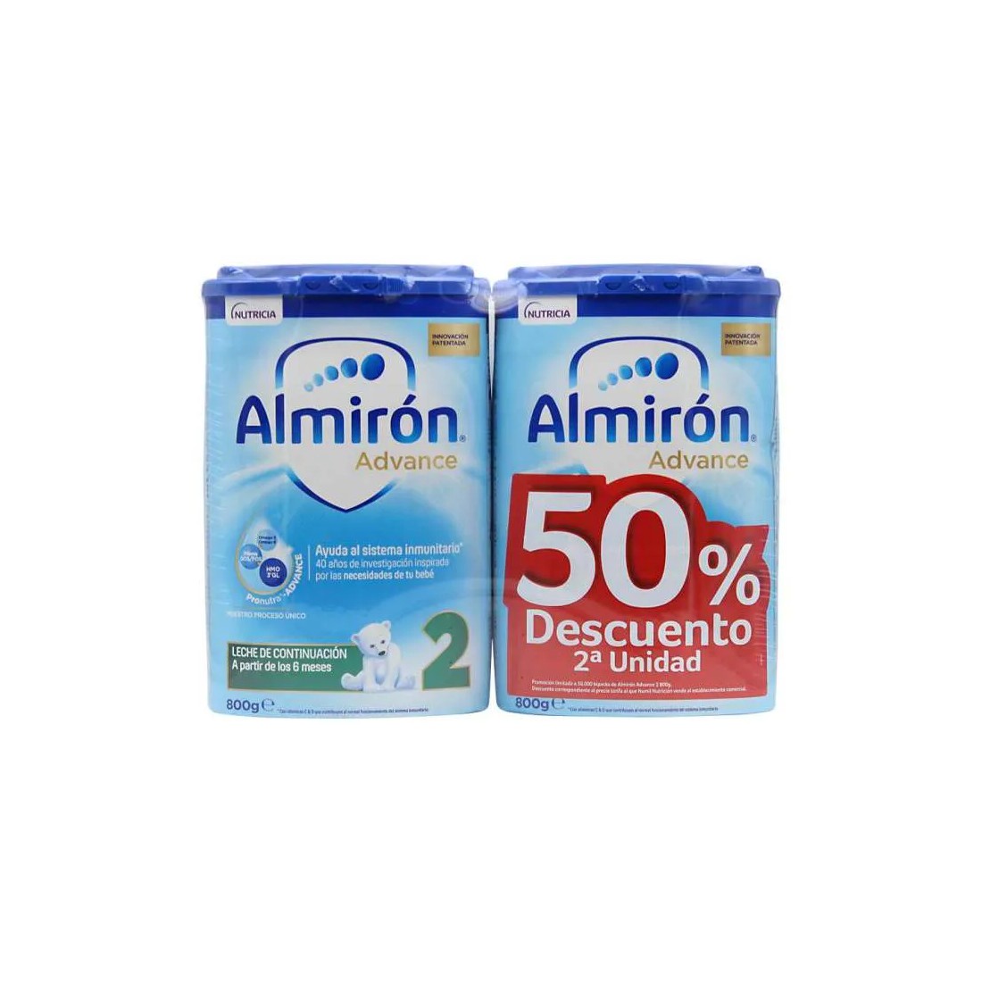 Almiron 2 Advance 800 G Pack 2ª Unidad 50%