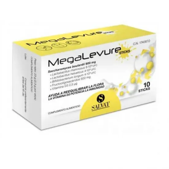 Megalevure 10 Sticks Bucodispersables