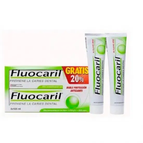 Fluocaril Bi - Fluore Pasta Dental Duplo 2 X 125 Ml envase