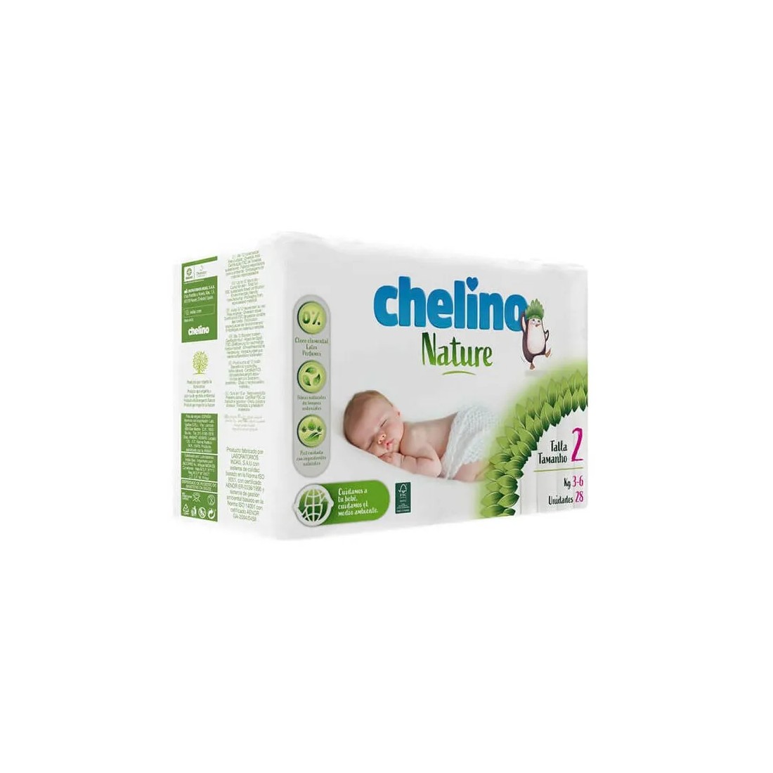 Compra Chelino Nature Pañal Talla 2 Con 28 Unidades al mejor precio | Más Parafarmacia