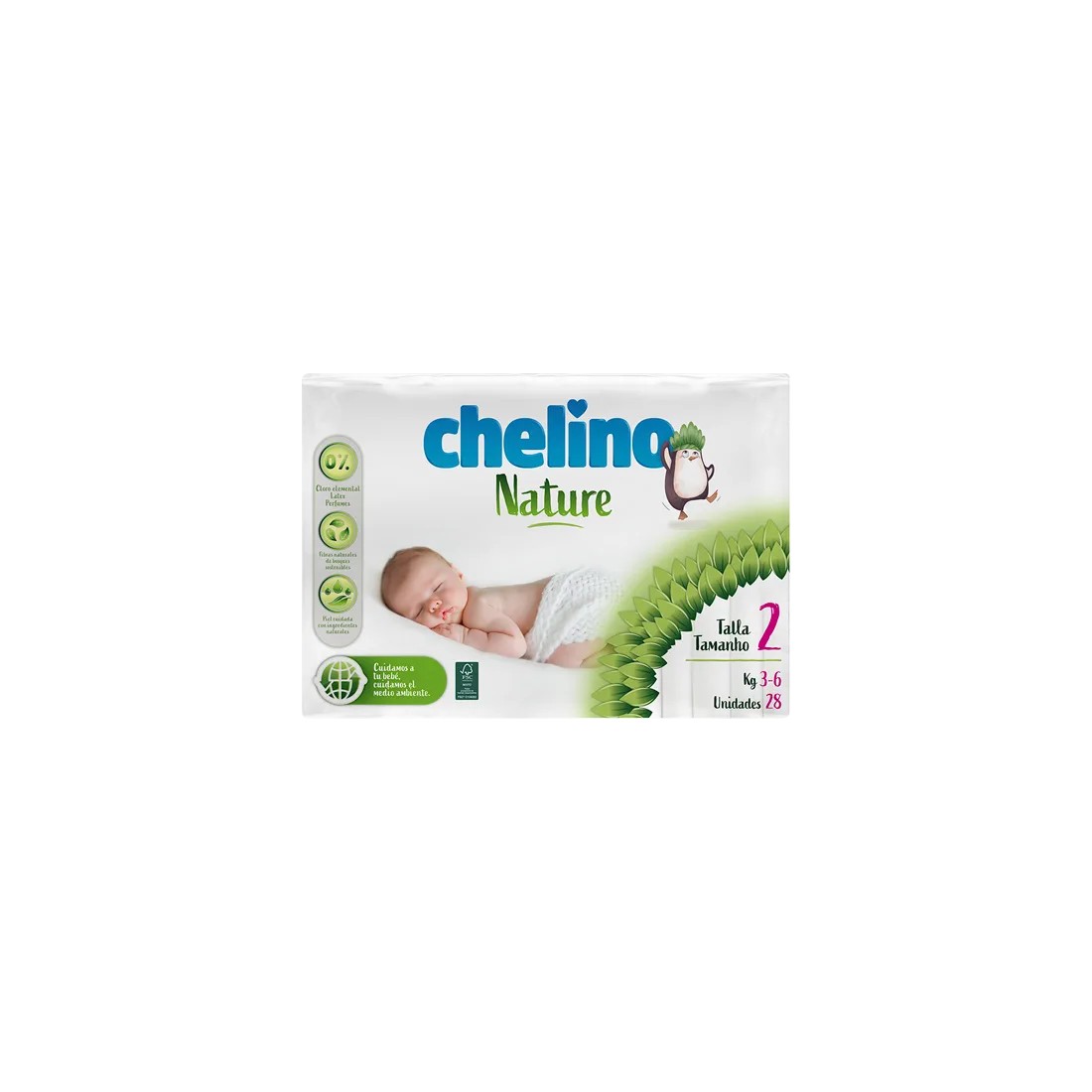 Compra Chelino Nature Pañal Talla 2 Con 28 Unidades al mejor precio | Más Parafarmacia