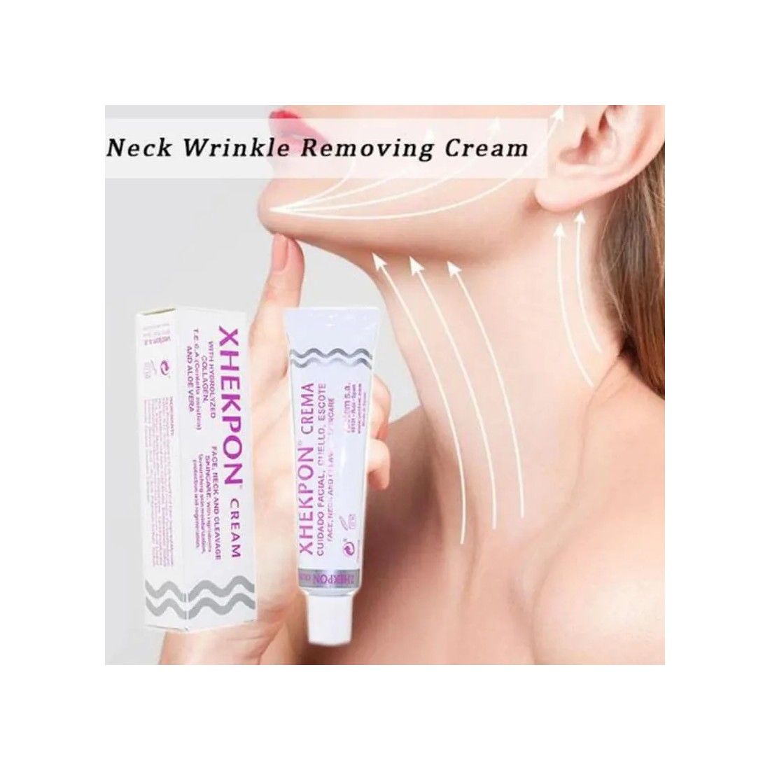 Xhekpon Crema Cuidado Facial Cuello y Escote 40 ml uso