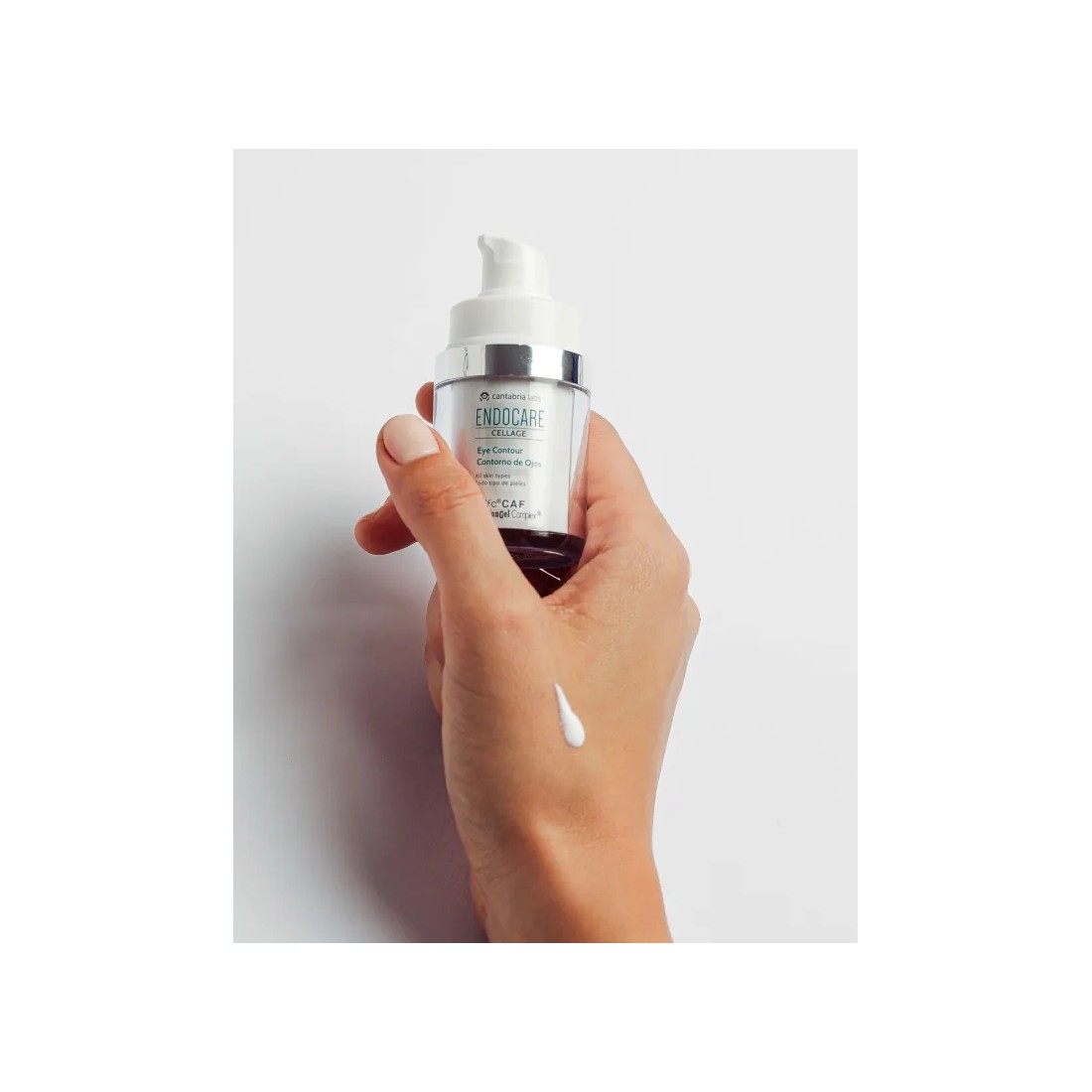 imagen endocare cellaje contorno ojos mano y textura