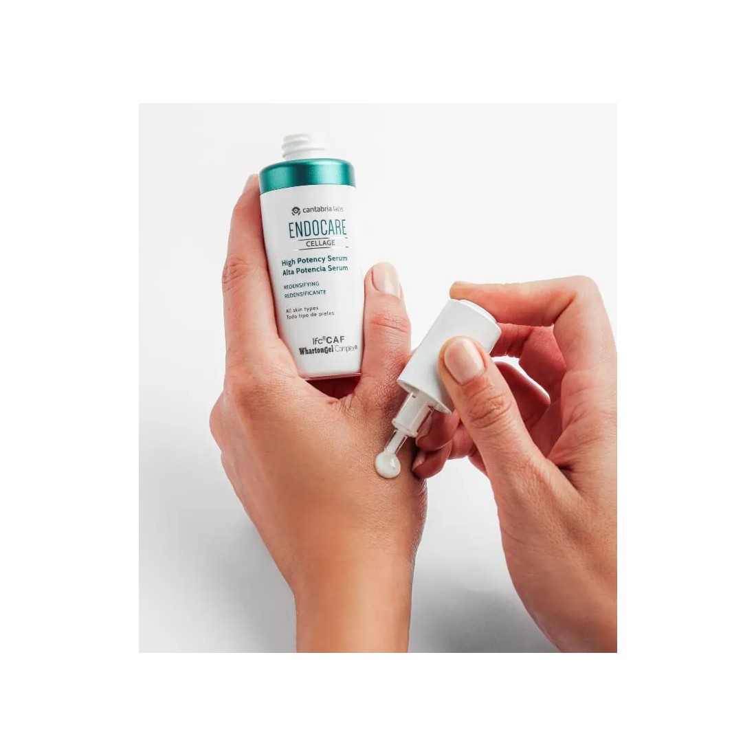 Imagen endocare cellage Alta Potencia Serum aplicador