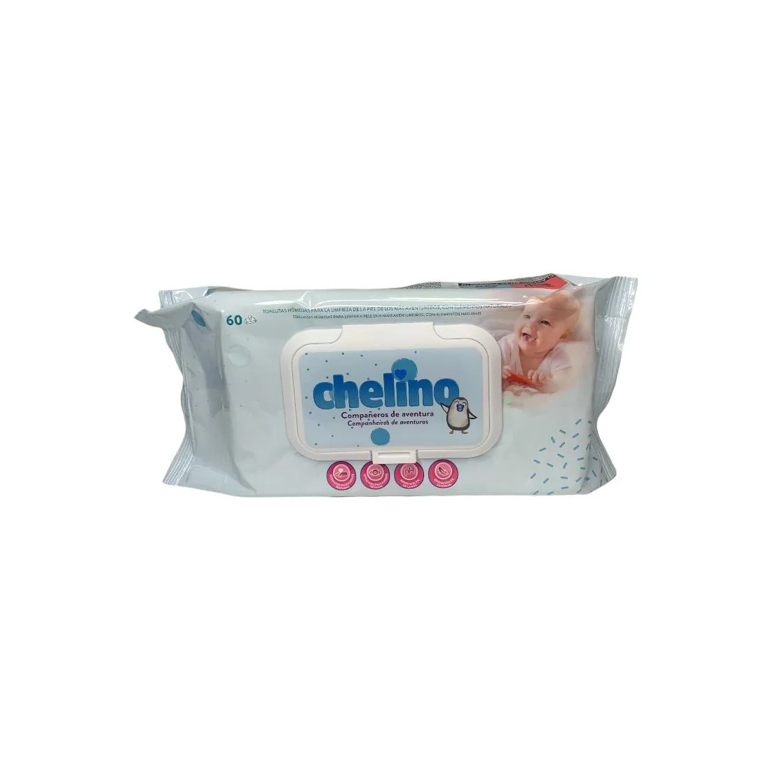 Chelino Toallitas Dermo Sensitive 60 Unidades