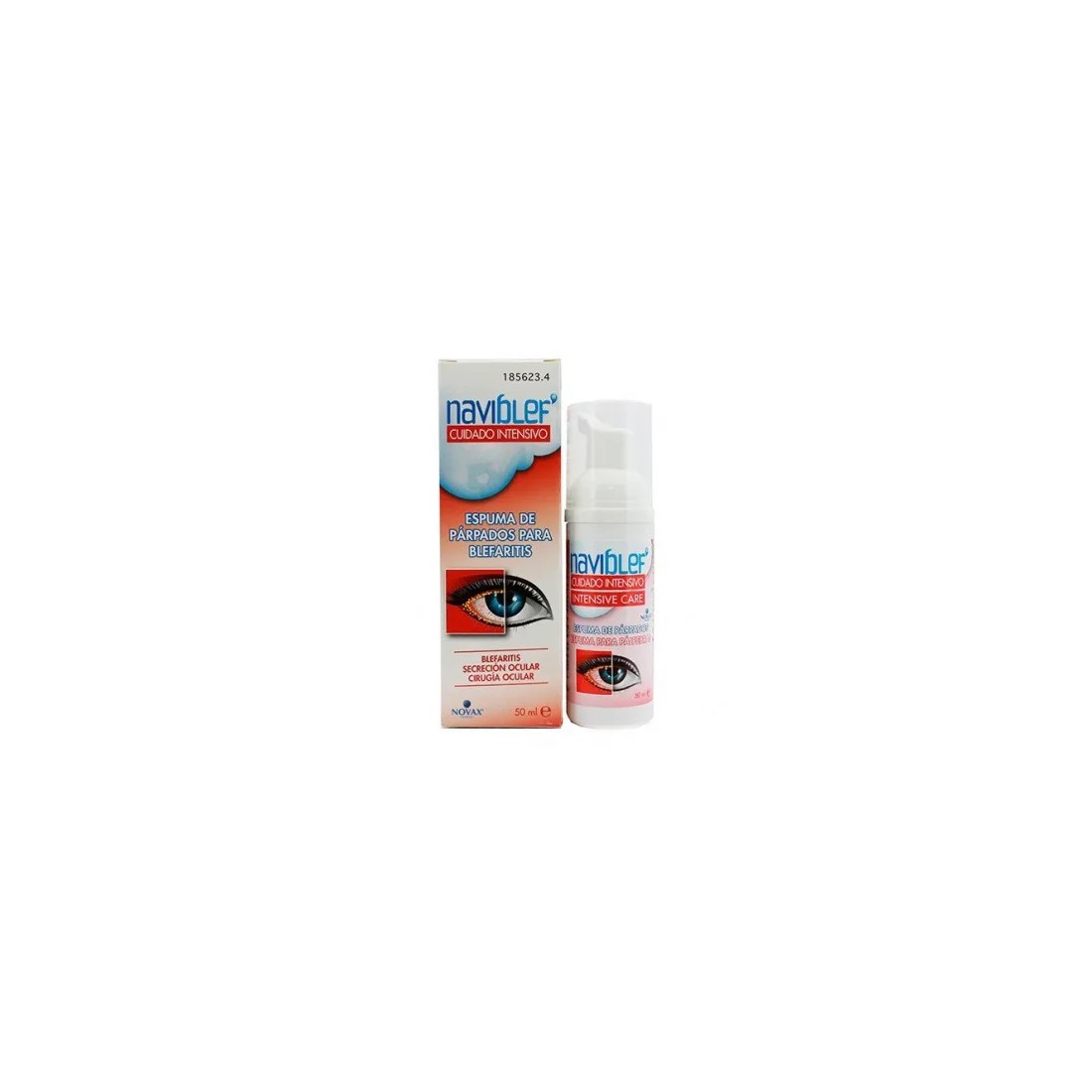 Compra Naviblef Espuma Cuidado Intensivo 50ml al mejor precio | Más Parafarmacia