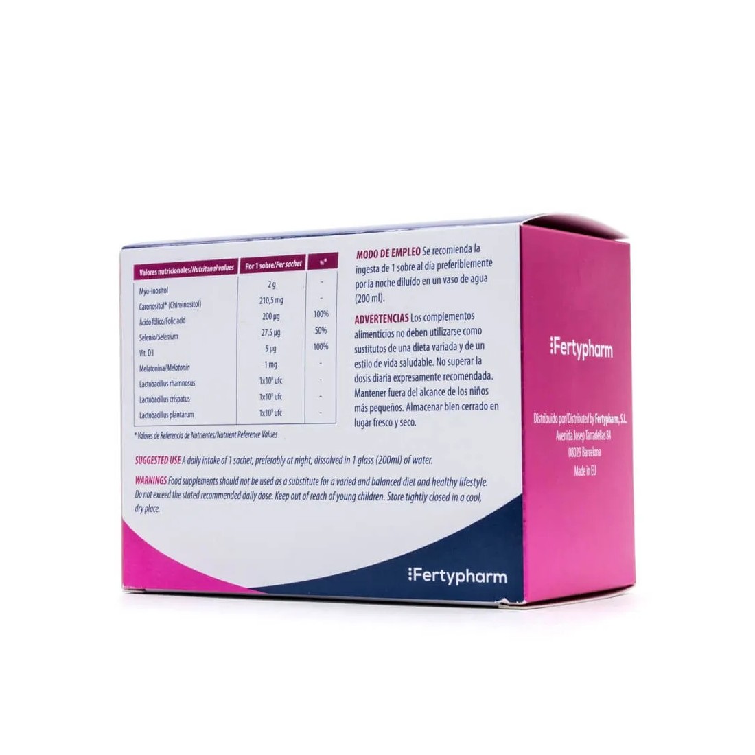 Fertybiotic Mujer 30 Sobres receta