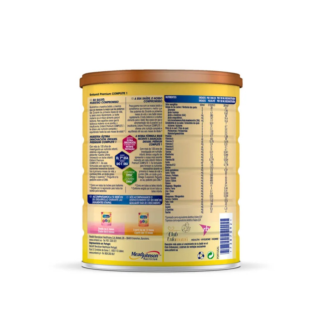 Enfamil 1 Premium Leche De Inicio 800 Gramos indicaciones