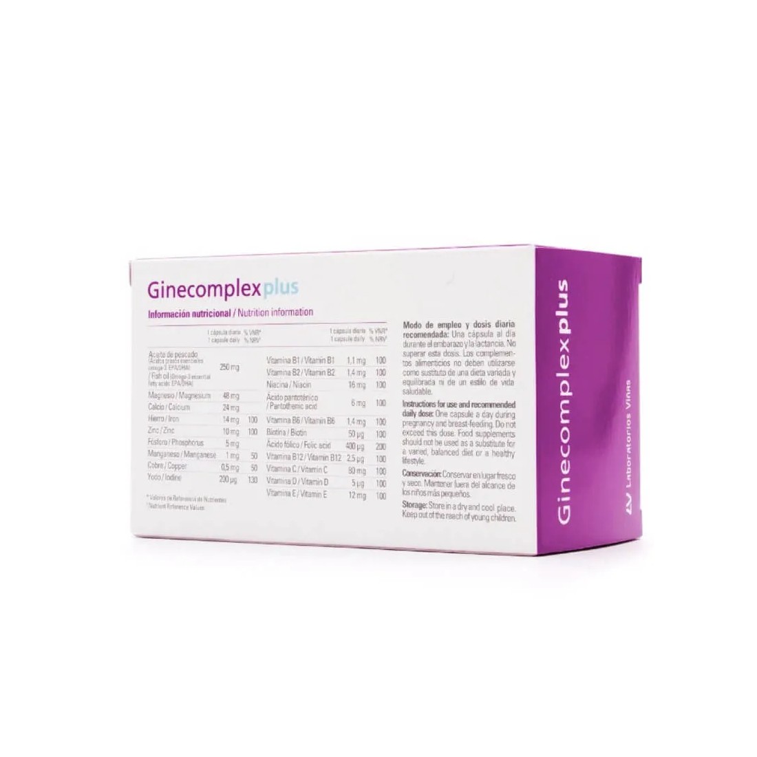 Ginecomplex Plus 60 Capsulas ingredientes
