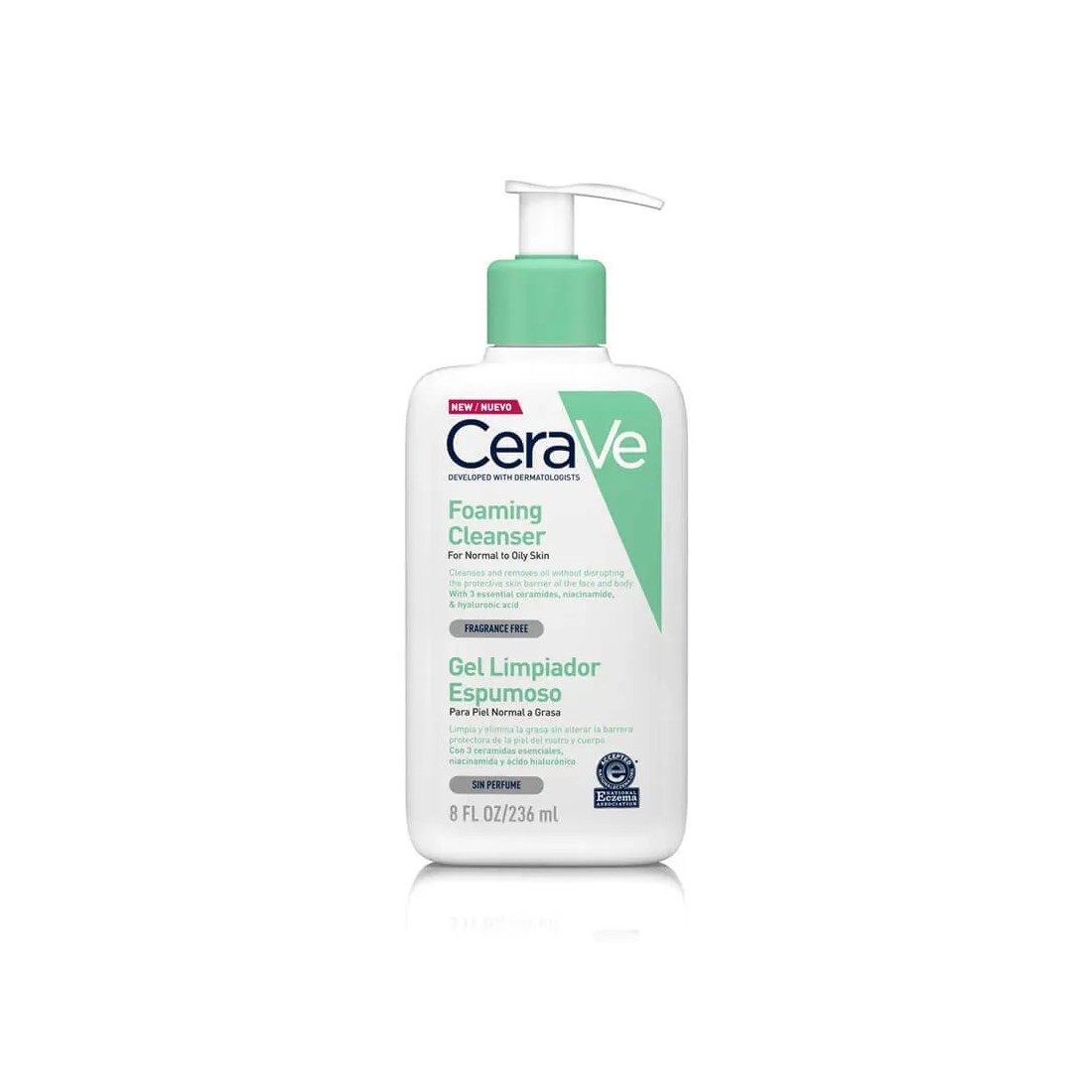 Cerave gel limpiador espumoso 236 ML