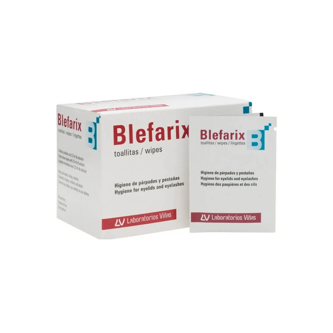 Blefarix Parpados Y Pestañas Toallitas 20 Unidades