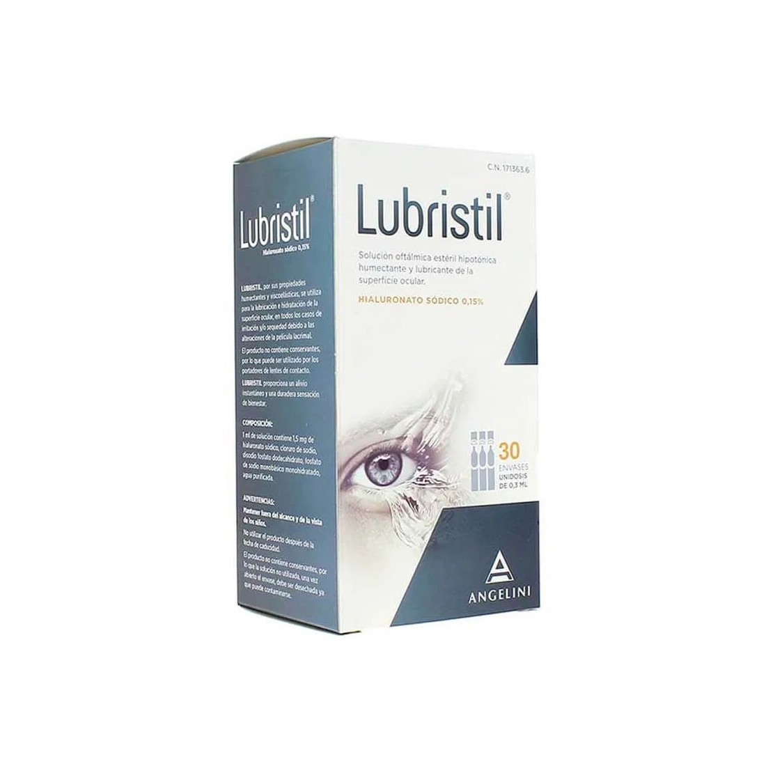 Angelini Lubristil Solucion Oftalmica 30 Monodosis envase