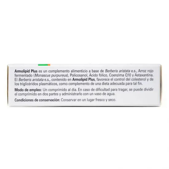 Armolipid Plus Comprimidos 20 Unidades descripción